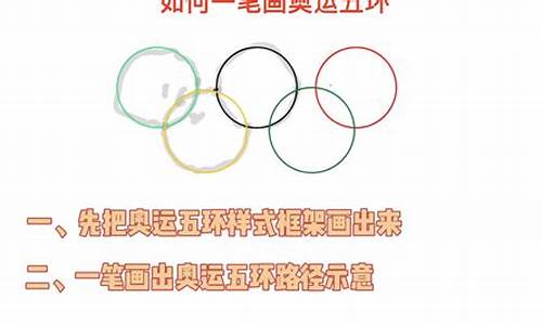 奥运五环一笔画出来_奥运会五环一笔怎么画