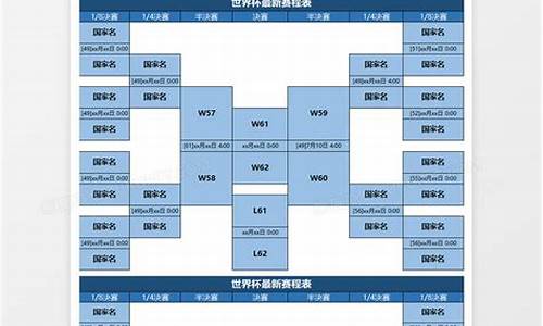 足球赛程表编排_足球赛事赛程表格